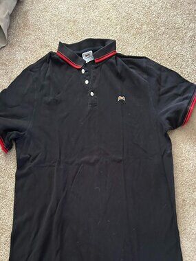 Le Tigre Red and Black Polo